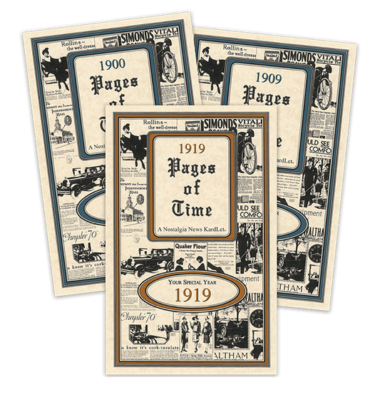 PAGES OF TIME (1902, 1904, & 1917)