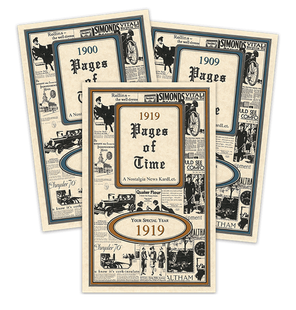 PAGES OF TIME (1901-1919)